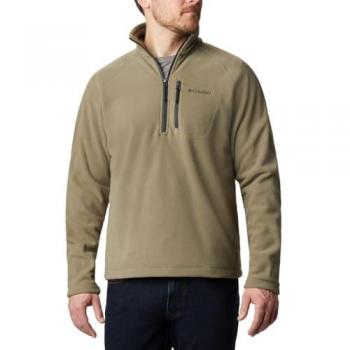 Forro Polar Columbia Fast Trek III con Media Cremallera para Hombre - Color Verde Oliva - Talla XXL