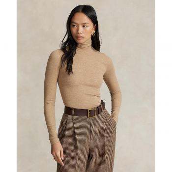 Polo Ralph Lauren - Jersey de mujer elástico de cuello vuelto