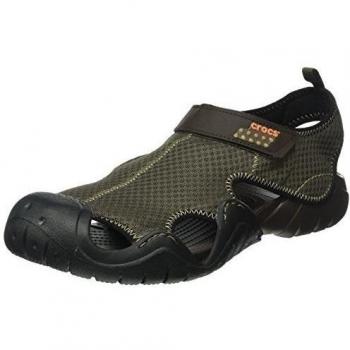 Crocs Swiftwater Sandal - Sandalias Hombre, Marrón