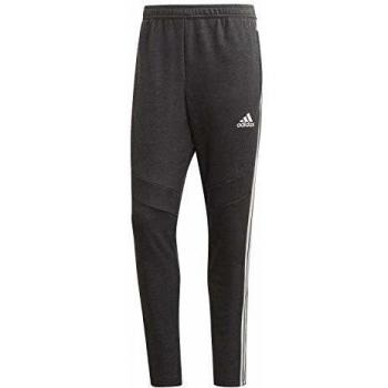 adidas Tiro 19 Cotton Pant Pantalones, Hombre, Black Melange/White, XL