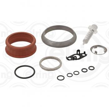Conjunto de montaje del turbocompresor ELRING 838.880 - Juego de montaje, turbocompresor con todas las piezas necesarias para la instalación del turbocompresor, fabricado por ELRING, modelo 838