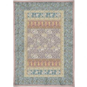 Bassetti Plaid 9235505  - Cubrecama, Jasmine V6, 190 x 135 x 0,5 cm, tuquesa