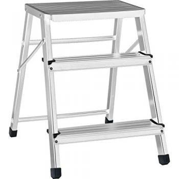 Escalera Taburete de Aluminio Ligera de Tres Peldaños OREWORK