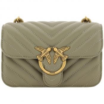 Green Calf Leather Love Bell Mini Shoulder Bag