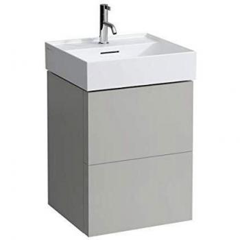 Mueble de baño LAUFEN Kartell con 2 cajones, 600x480x450 mm, color gris guijarro