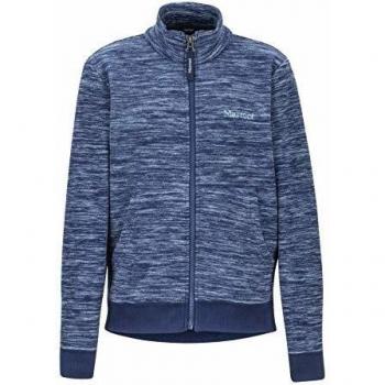 Marmot Boy's Couloir Fleece Jacket Forro Polar, Chaqueta para Exteriores con Cremallera Completa, Transpirable, Resistente Al Viento, Niños, Arctic Navy Heather, L