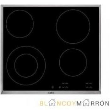 Vitrocerámica AEG HK624010XB con 4 Fuegos y Control Táctil Independiente