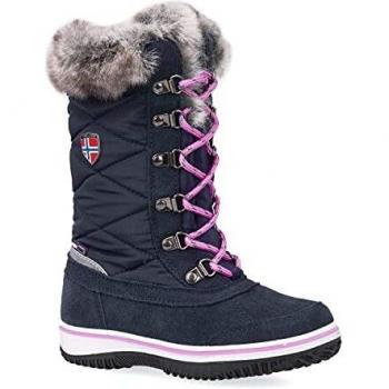 Botas de Nieve Unisex Trollkids Holmenkollen Navy/Magenta EU 31