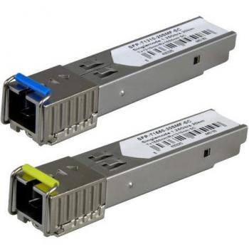 Pareja Transceptores SFP Monomodo SC BiDi