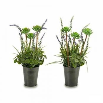 Ibergarden Planta Decorativa Lavanda Metal Plástico 13 x 40 x 13 cm (12 Unidades)