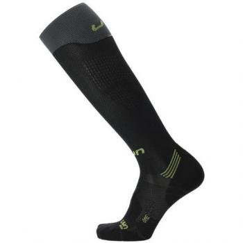 UYN Calcetines de Compresión para Correr Hombres - Negro, Gris