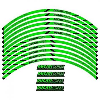 Kit de Pegatinas para Llantas de Moto Ducati Corse Multistrada Mod.2