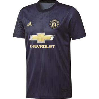 adidas Camiseta Manchester United FC Tercera Equipación 2018-2019 Collegiate navy-Night navy-Matte gold Talla S