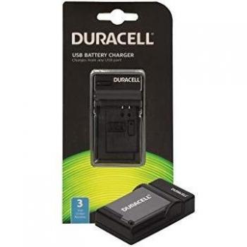 Duracell Cargador de Batería USB DRC5910 para DRV11L/NB-11L, compatible con baterías recargables, incluye cable USB, diseño compacto y portátil, indicador LED de carga