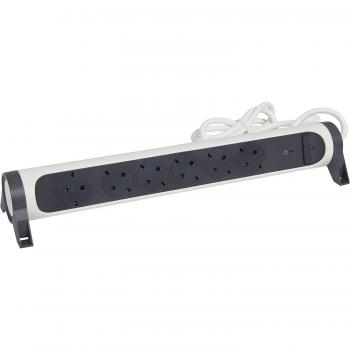 Regleta Legrand 694509 con Protección contra Sobretensión y 6 Tomas de Corriente