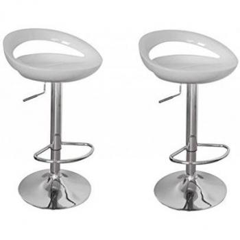 Taburete de bar Miami blanco