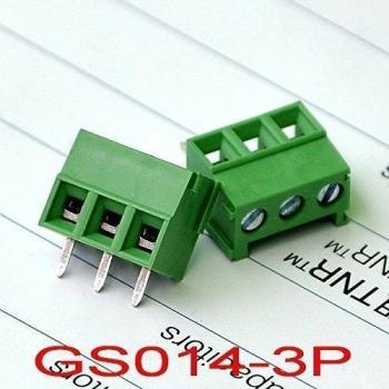 Generic 200 pcs 3 polos 3.5 mm/0,138 Universal de PCB Screw Terminal Block.