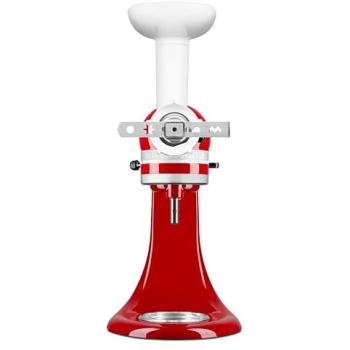 Juego de Accesorios KitchenAid 5KSMFGCA con Picador y Prensa para Pastas, Color Blanco