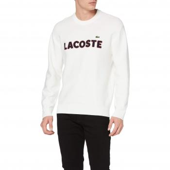Lacoste Ah3390, suéter Hombre, Blanco