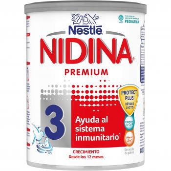 Nestlé Nidina 3 Leche de Crecimiento en Polvo Fórmula Infantil, 12+ Meses, 800g