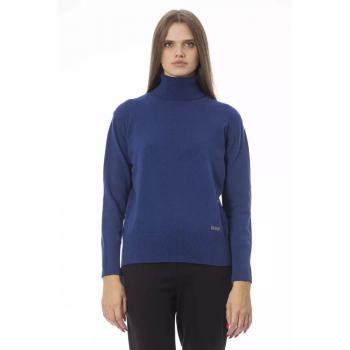 Baldinini Trend Blue Wool Sweater - IT48|XXL