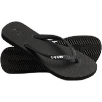 Chanclas para mujer Superdry Vintage Classic Negro
