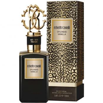 Roberto Cavalli Splendid Vanilla Eau De Parfum Spray 100ml / 3.4 Oz - Gold