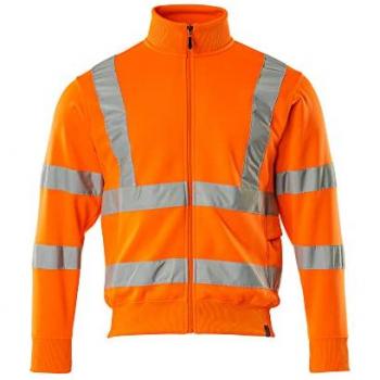Sudadera con Cremallera Hi-Vis Naranja Mascot Maringa Safe Classic 50115 (S)