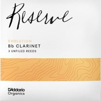 D'Addario Rico Organic Reserve Evolution Clarinet Reeds 3.0 (Pack of 3)