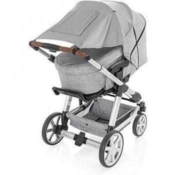Parasol para Cochecito de Bebé Reer ShineSafe Premium, Protección Solar UPF 50+, Color Gris, Modelo 84121