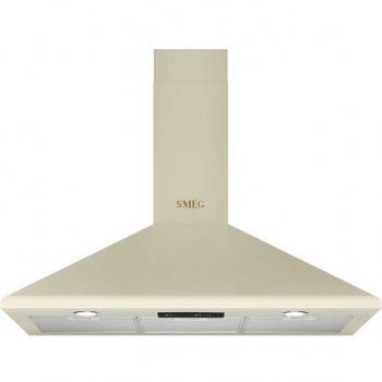 Campana decorativa Smeg KSED95COP Antracita | 90cm | Estética Colonial | 3 velocidades | Clase energética B