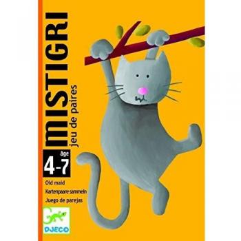 DJECO- Mistigri Juego de Cartas, Multicolor