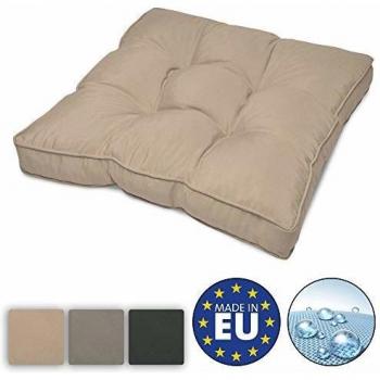 Cojines Lounge de Exterior Beautissu - Resistente al Agua - Naturaleza - 70x70x10 cm - Disponibles en Diferentes Colores y Tamaños