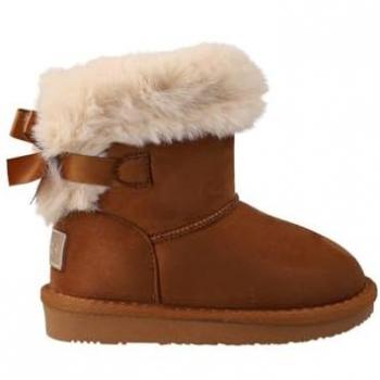 Botas Australianas Water Repellent para Niña OSITO Talla 29, Color Marrón con Forro de Pelo Sintético y Suela Antideslizante