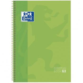 Cuaderno Oxford European Book Apple Verde A4 5 Piezas