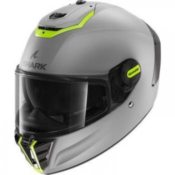 Casco Integral Shark Spartan RS Plata-Amarillo