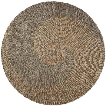 Mesa redonda Rendez-Vous Déco Apete de 120 cm en junco acuático