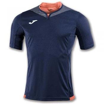 Joma Silver Camiseta de Juego Manga Corta, Hombre, Marino, XL