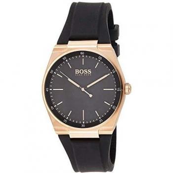 BOSS Unisex-Adult Analogue Classic Quartz Watch with Silicone Strap 1513566