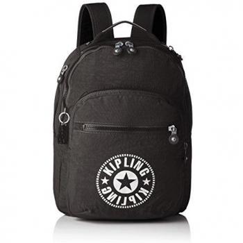 Kipling CLAS SEOUL Mochila escolar, 45 cm, 25 litros, Negro