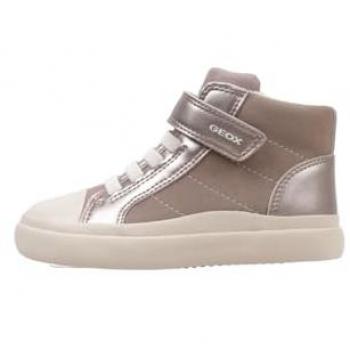Geox Gisli Baby Sneakers - Dark Beige for Girls, Size 22