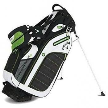 Callaway Hyper Lite 5 - Bolsa con trípode para golf, color negro / blanco / verde