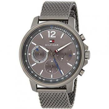Tommy Hilfiger Reloj Multiesfera para Hombre de Cuarzo con Correa en Acero Inoxidable 1791530