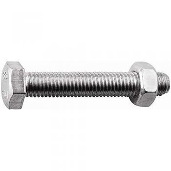 HSI 991395 - Tornillo hexagonal con tuerca M6 x 50 mm - 4 pzas