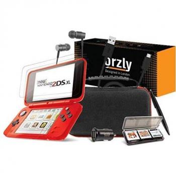 Orzly 2DSXL Accessories, Ultimate Starter Pack for New Nintendo 2DS XL