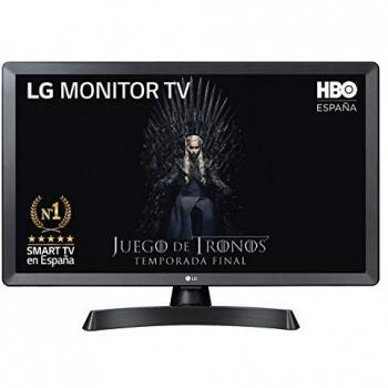 Televisor Smart TV LG 28TL510S-PZ, LED Display de 27.5, Resolución HD 1366*768, Brillo 200cd/m2, Contraste 5M:1, Tiempo de Respuesta 8ms, DVB-T2/C/S2 Integrado, Conexión WiFi y LAN, Potencia Sonido 2*5W, Puertos HDMI y USB - Negro