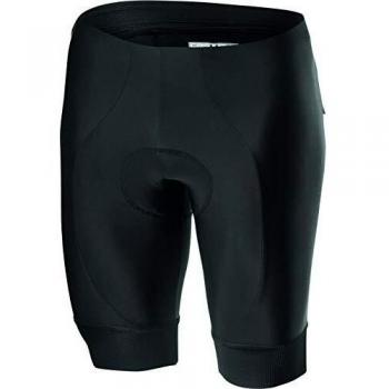 castelli ENTRATA Short Pantalones Cortos, Hombre, Negro, XL