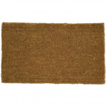 William Armes Dandy Kersey Tejido a mano fibra de coco Felpudo con yute, Natural, XL
