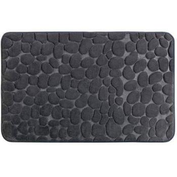 Alfombra de Baño Antideslizante de Espuma Viscoelástica Pebbles Gris 80 x 50 cm