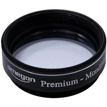 Omegon Filtro Lunar Premium para telescopios de 1,25 Pulgadas de Aluminio con Revestimiento múltiple Que Reduce el Brillo en un 70% de Alto Contraste